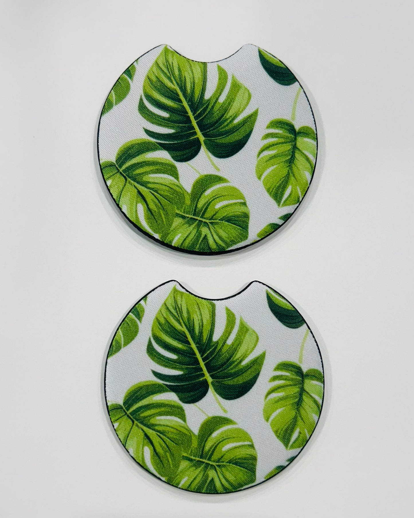 Monstera Car Coasters