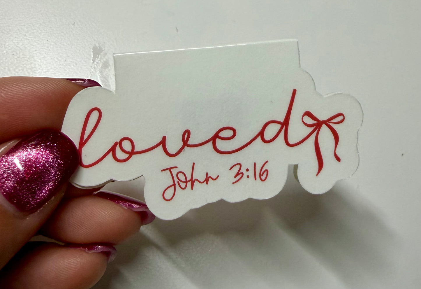 Loved Magnetic Bookmark