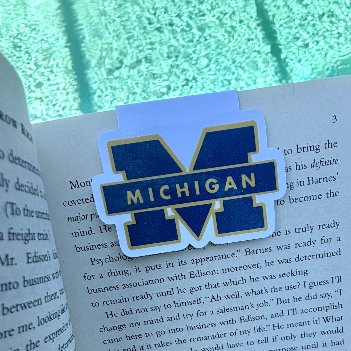 Michigan Magnetic Bookmark