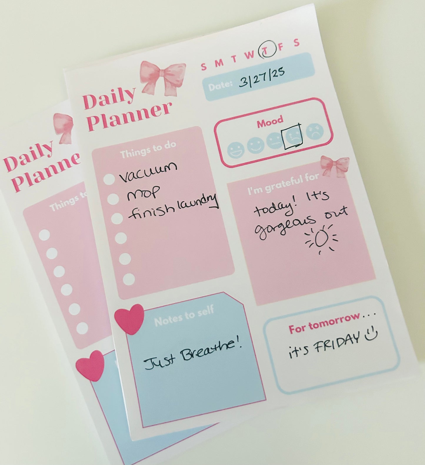 Daily Planner Notepad