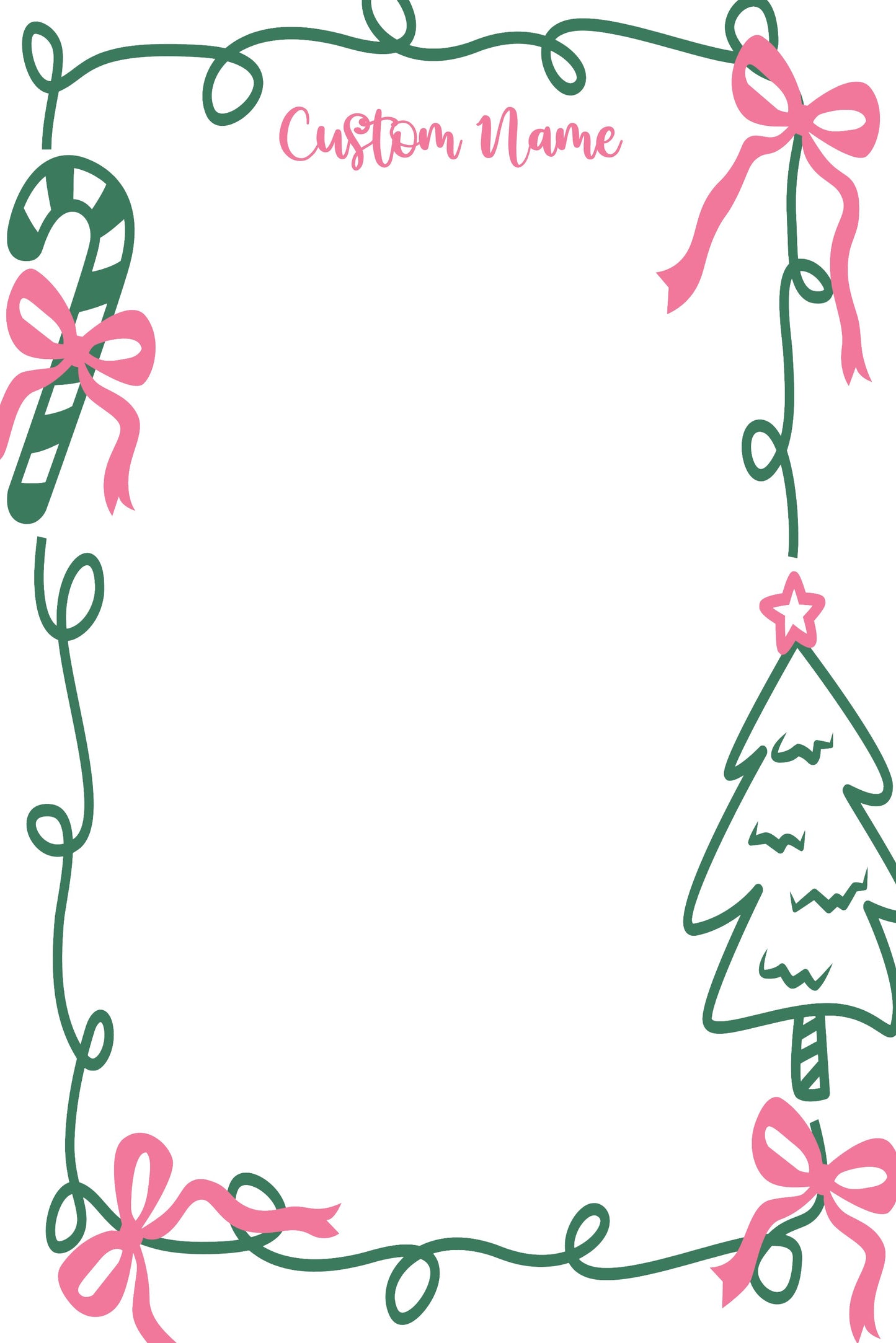 Christmas Cutie Notepad