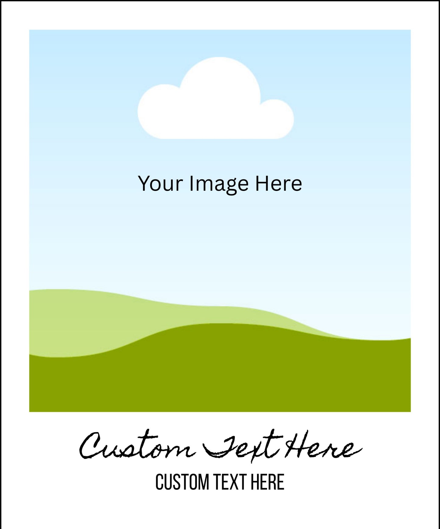 Personalized Polaroid Photo Magnet