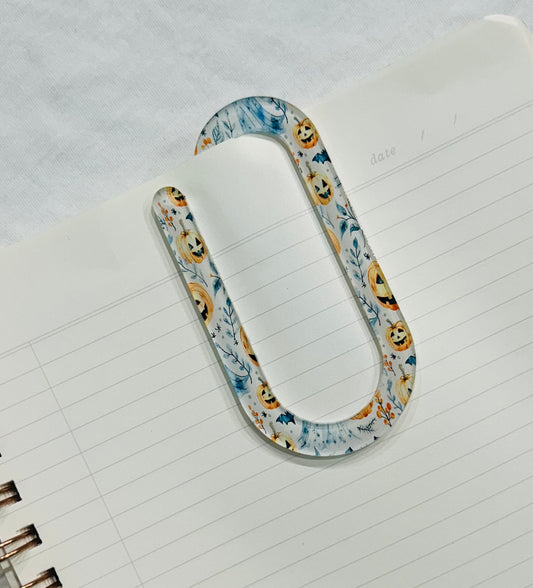 Pastel Pumpkins Jumbo Paperclip