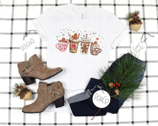 Hot Cocoa Gingerbread Tee