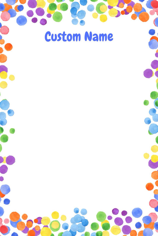 Colorful Dots Notepad
