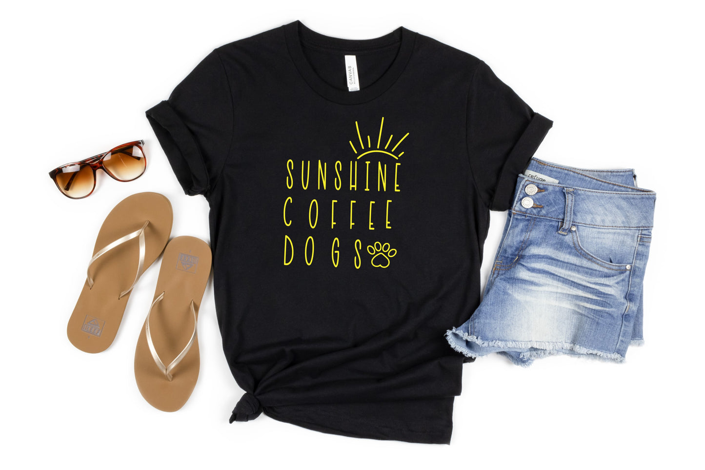 Sunshine Coffee Dogs Tee