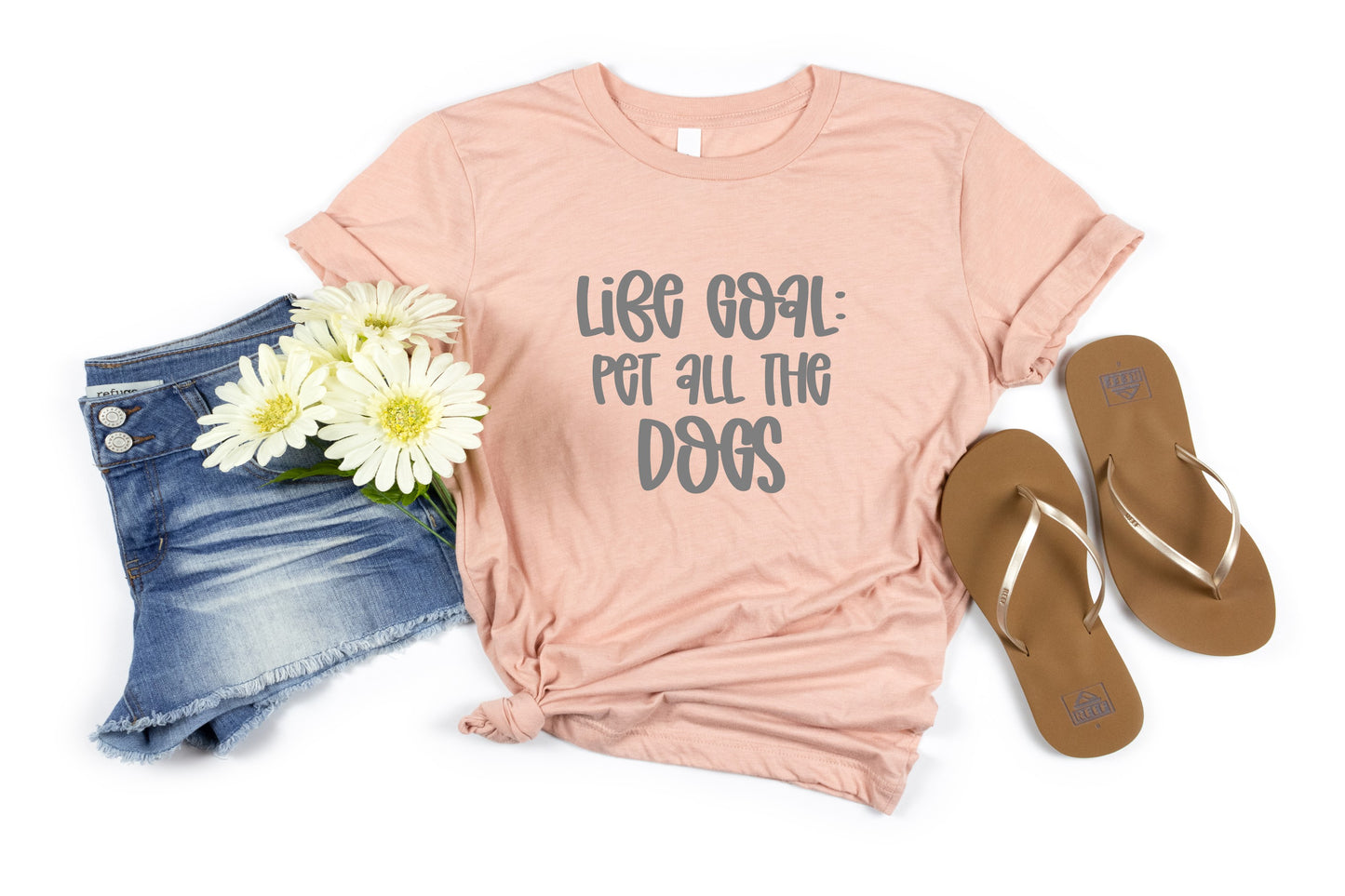 Life Goal: Pet all the Dogs Tee