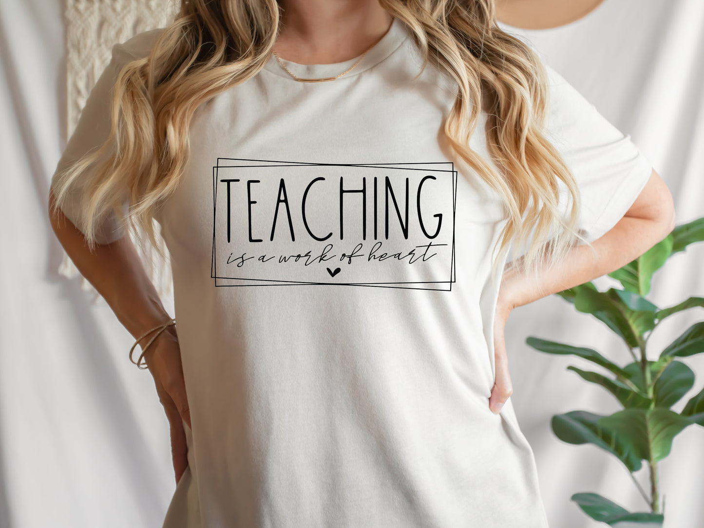 Teaching is a Work of Heart Tee