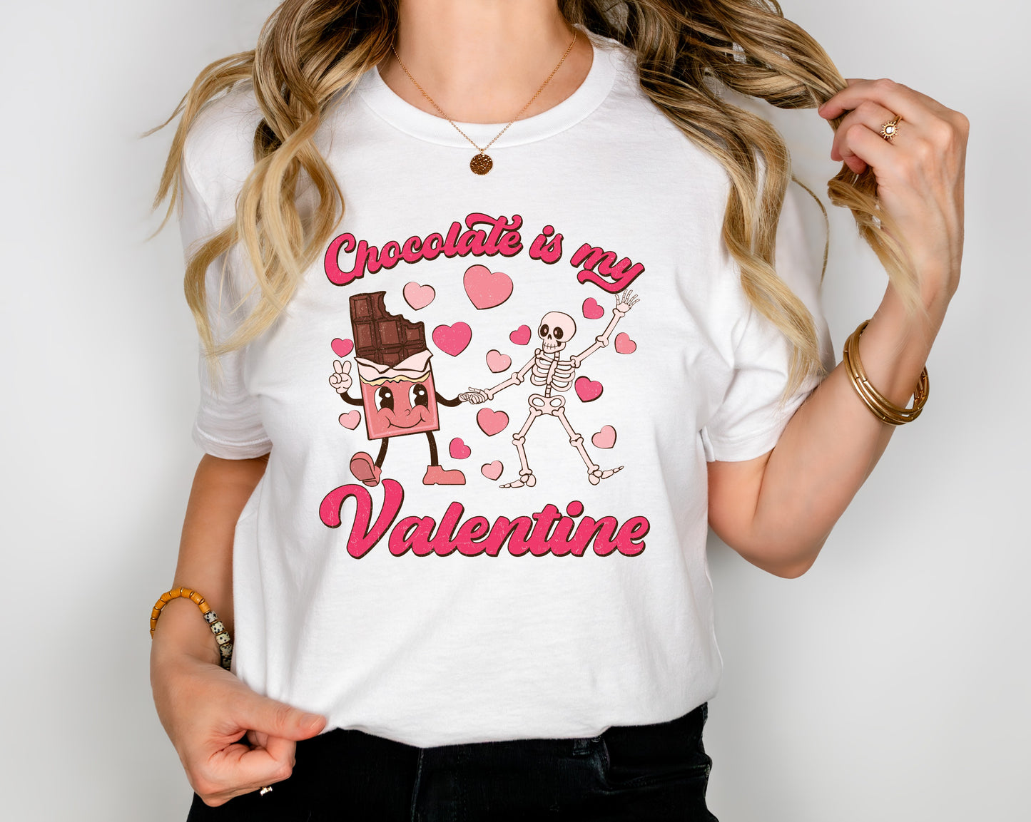 Chocolate is My Valentine Tee