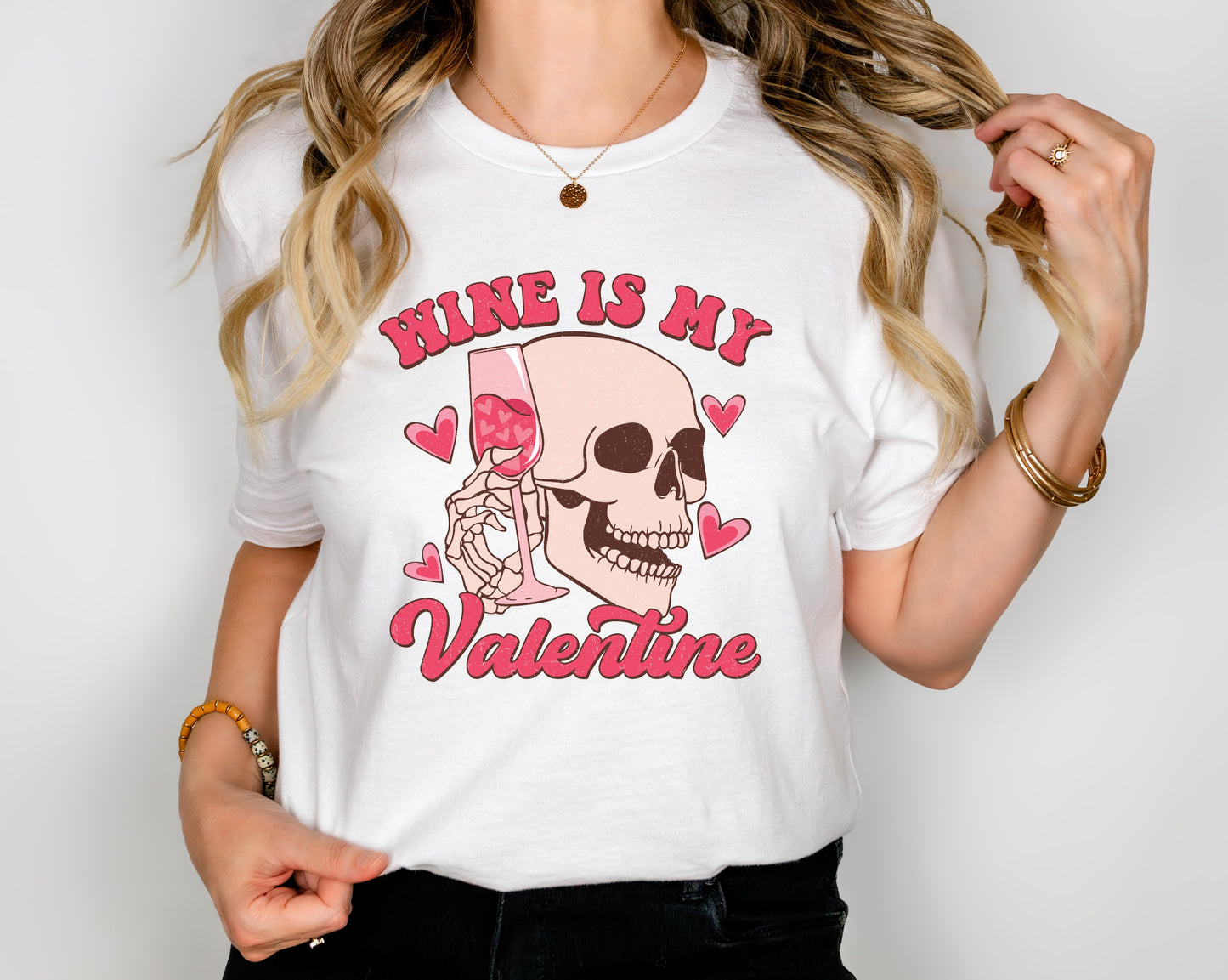 Wine is My Valentine Tee