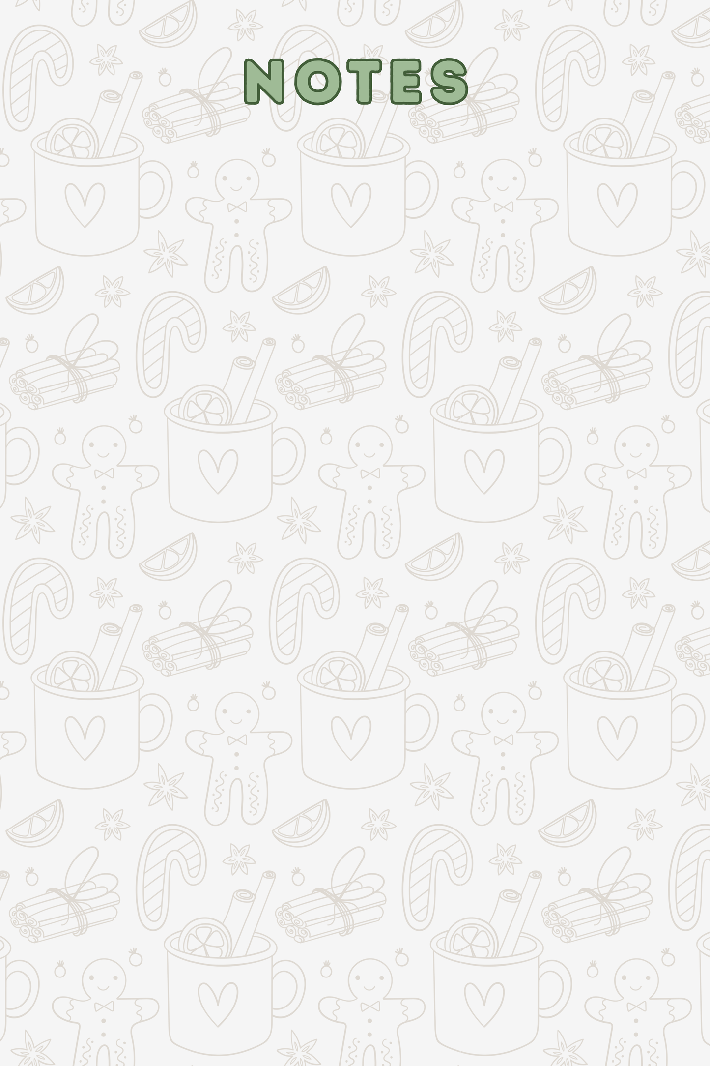 Christmas Doodles Notepad