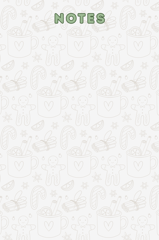 Christmas Doodles Notepad