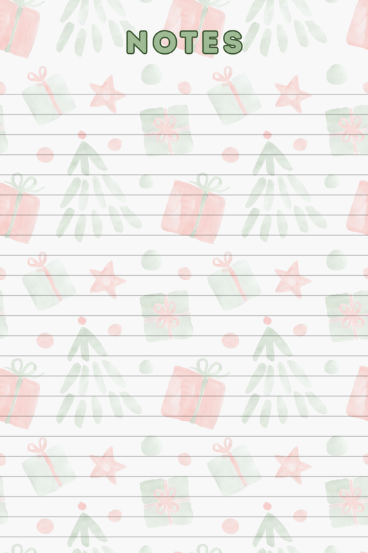 Whimsical Christmas Notepad