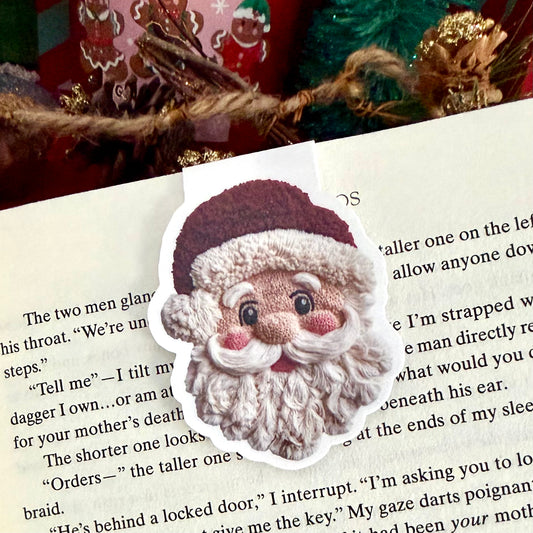 Yarn Santa Magnetic Bookmark
