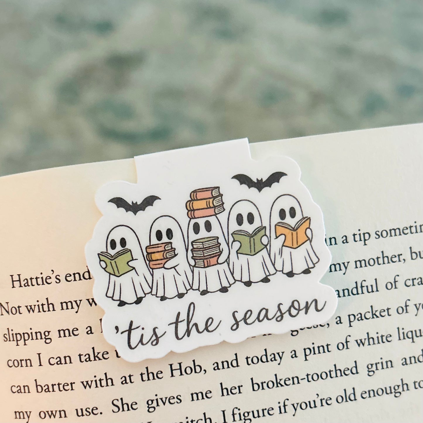 Reading Ghosts Magnetic Bookmark