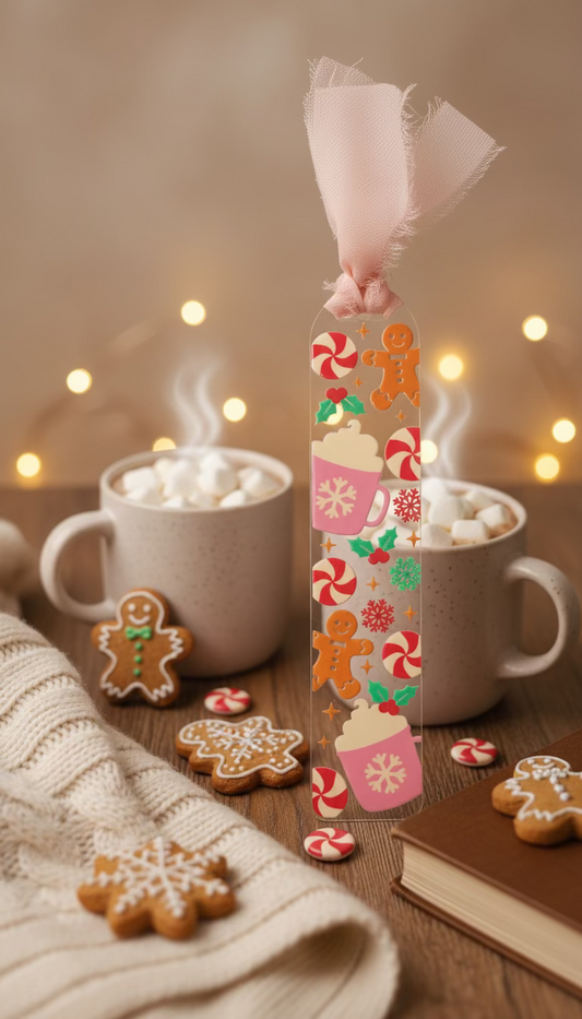 Hot Cocoa Treats Acrylic Bookmark