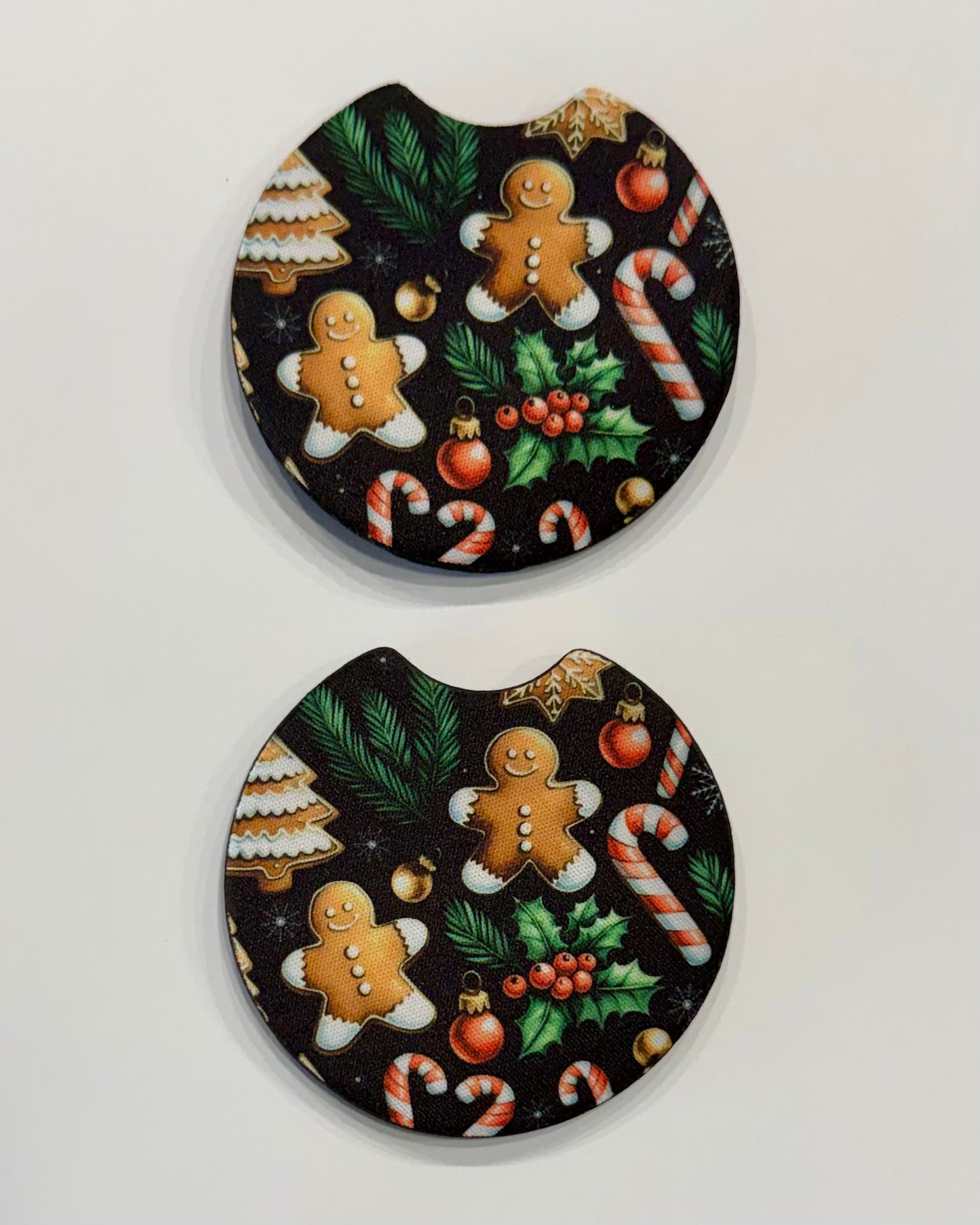 Gingerbread Cookies Car Coasters