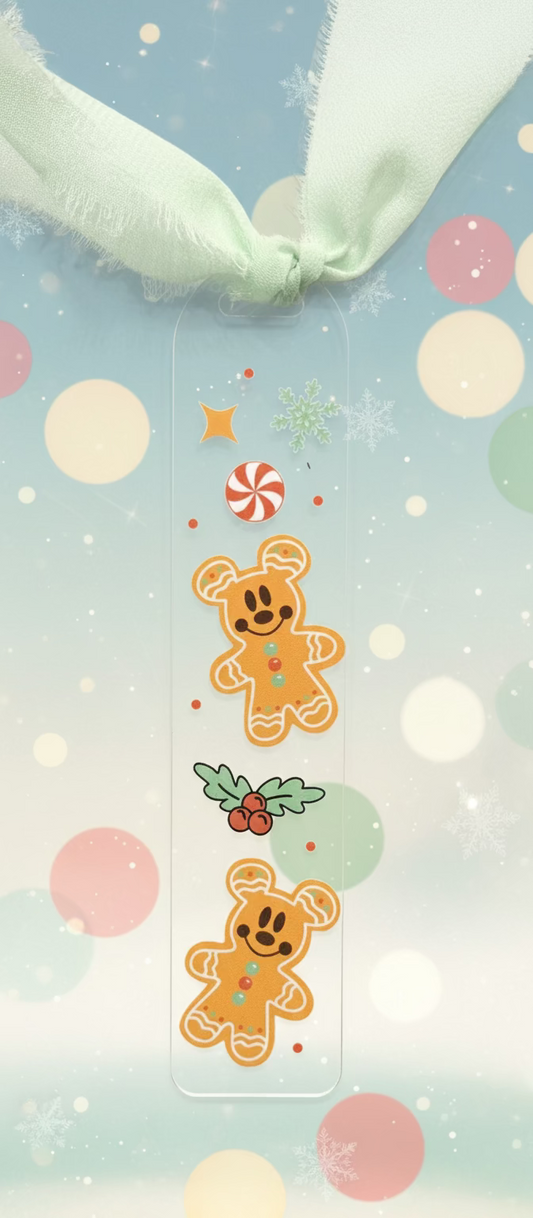 Gingerbread Mickey Acrylic Bookmark