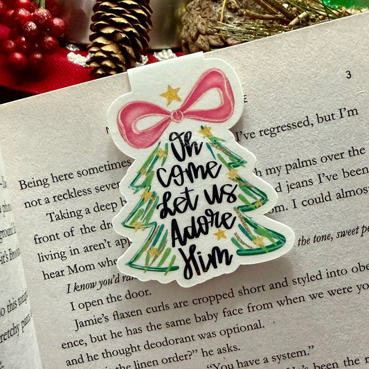 Oh Come Let us Adore Him Magnetic Bookmark