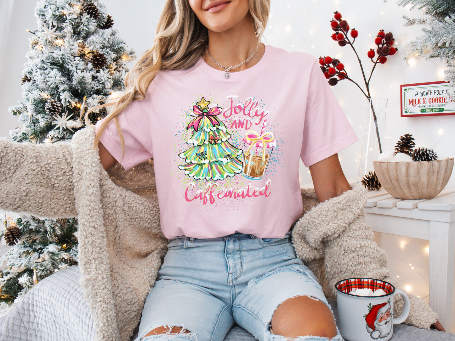 Jolly and Caffeinated Tee