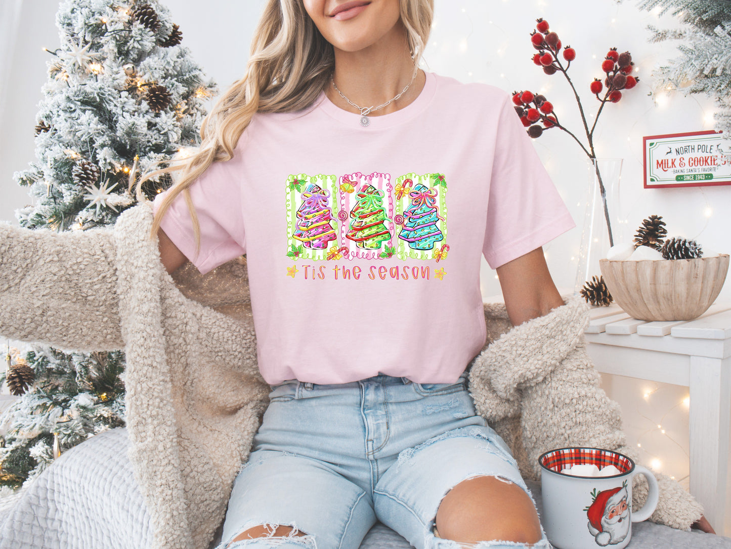 Preppy Tis the Season Tee