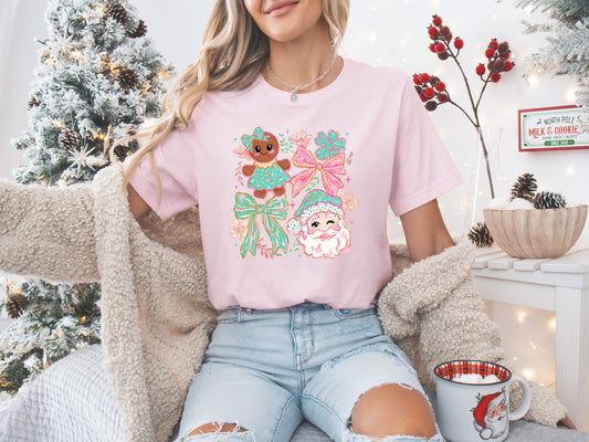 Preppy Gingerbread Tee