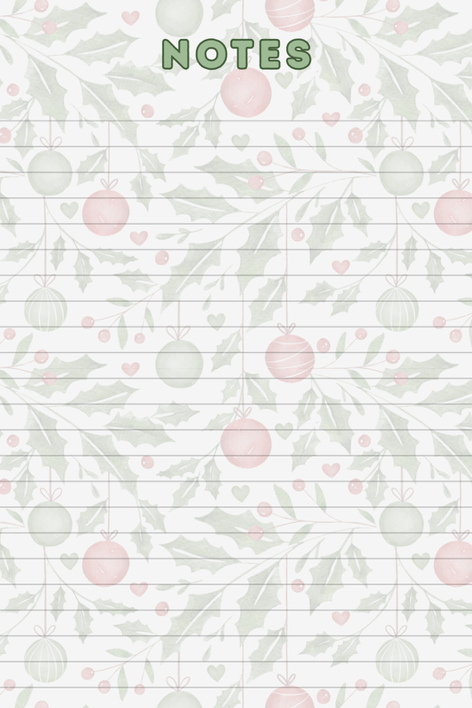 Holly Notepad