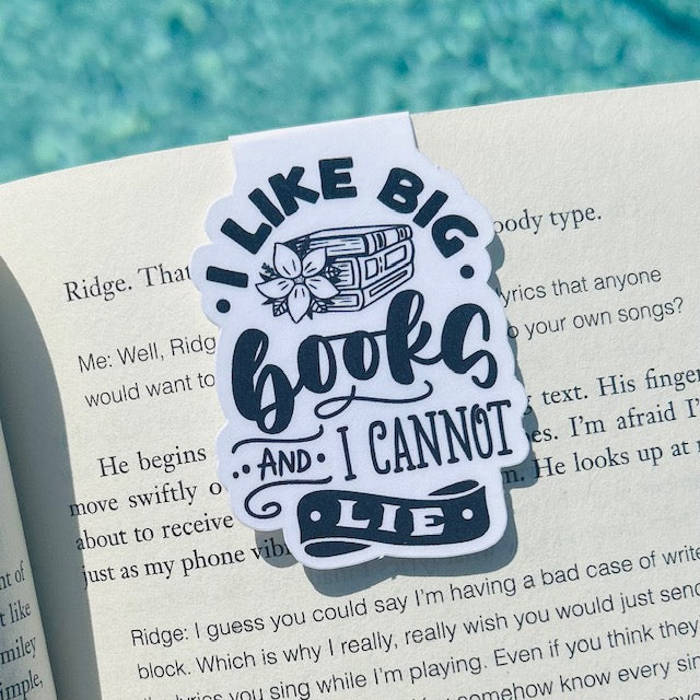 I Like Big Books Magnetic Bookmark