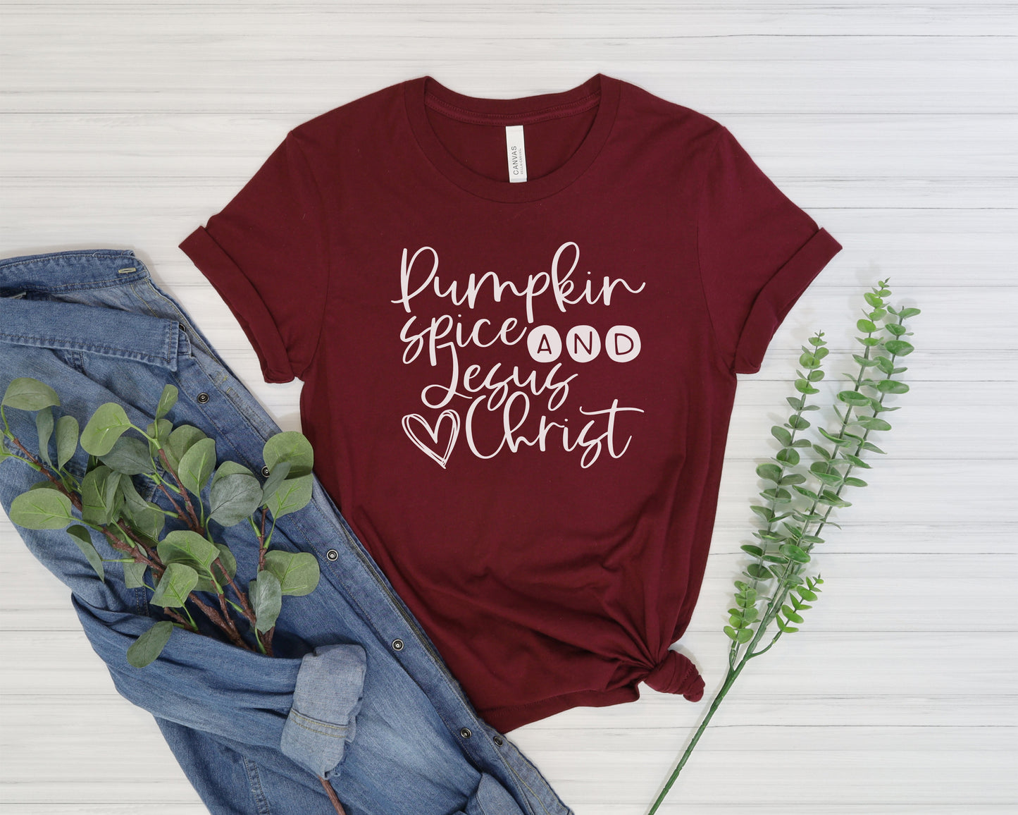 Pumpkin Spice and Jesus Christ Tee