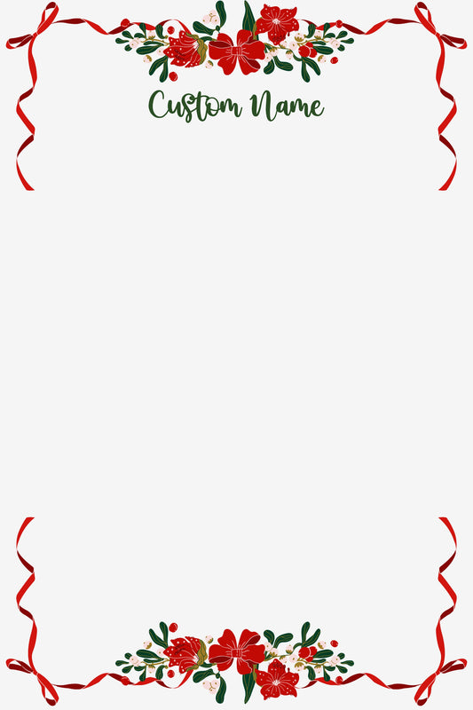 Merry Little Bows Notepad