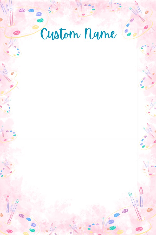 Pastel Palette Notepad