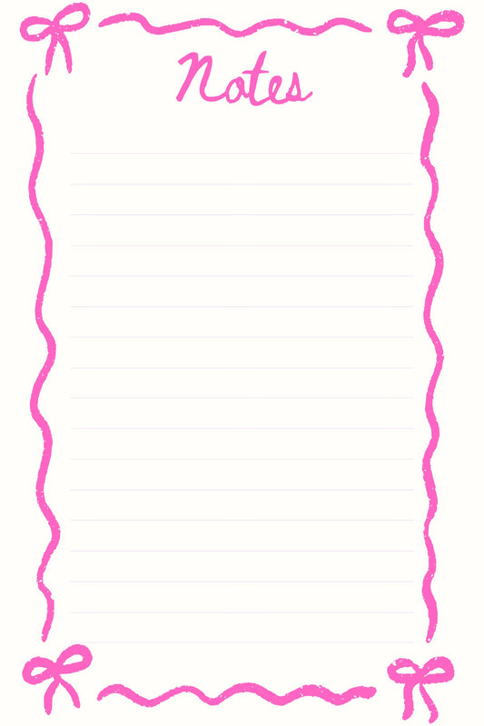 Preppy Notes Notepad
