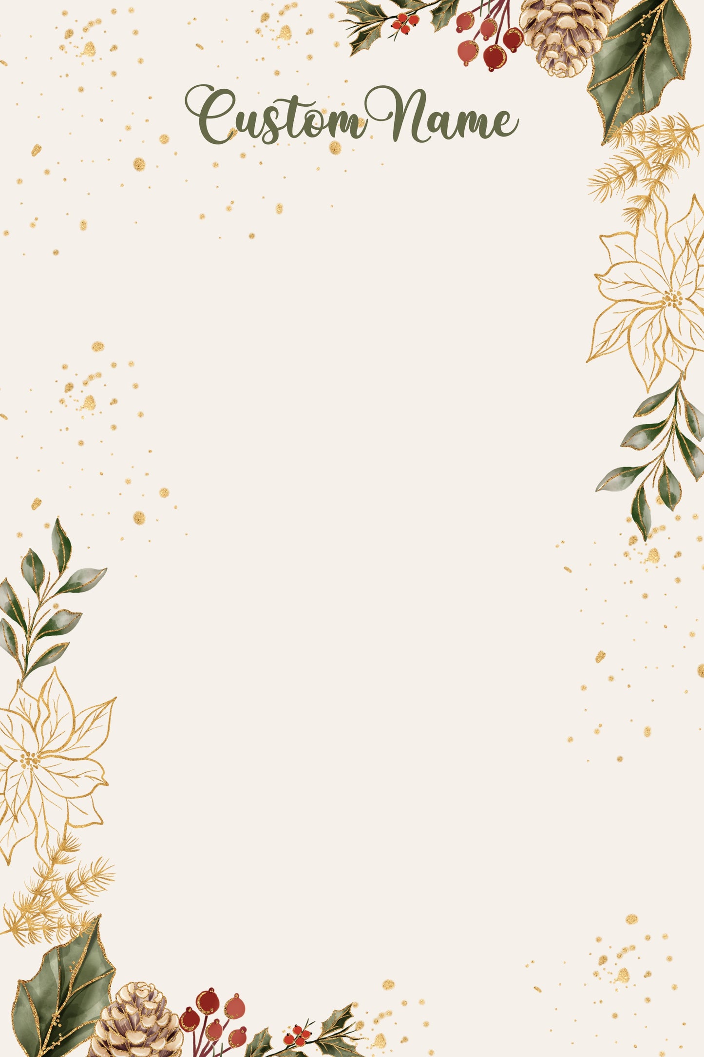 Winter Woodlands Notepad