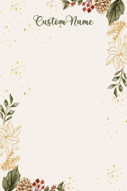 Winter Woodlands Notepad