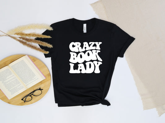 Crazy Book Lady Tee