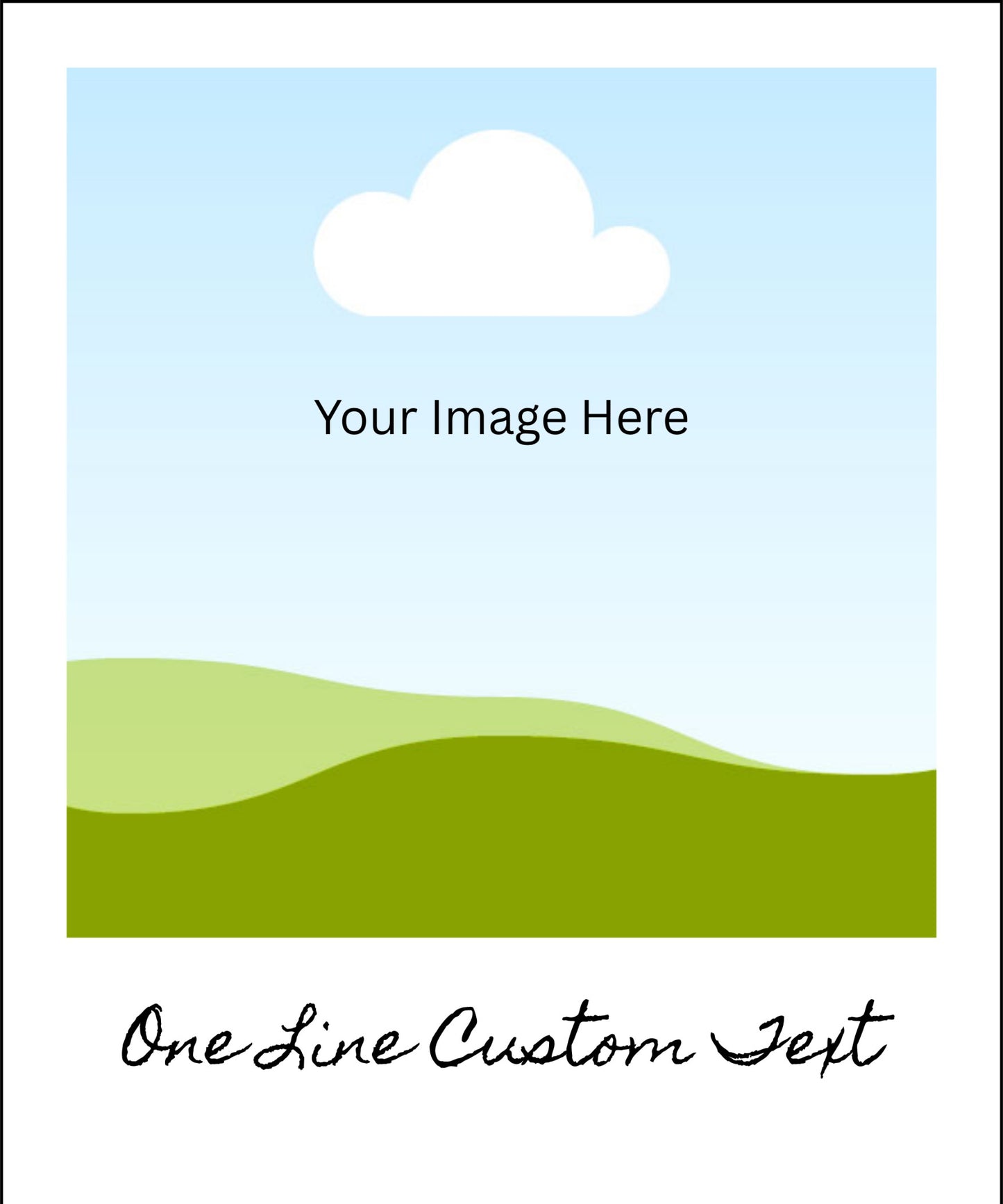 Personalized Polaroid Photo Magnet