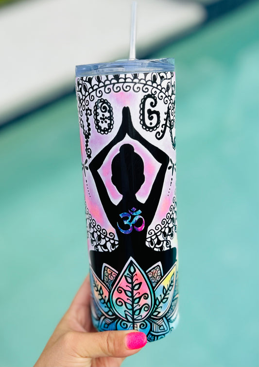 Yoga Stainless Steel Tumbler