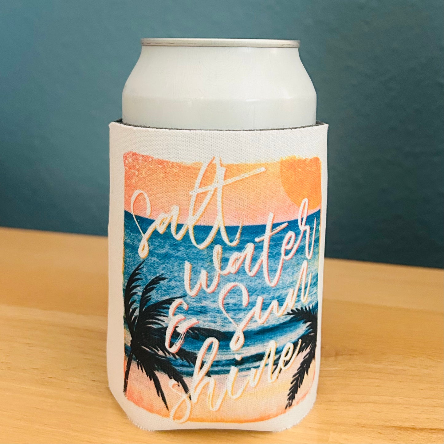 Salt Water and Sunshine Soft Can Koozie